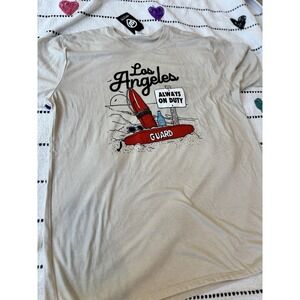 Where I'm From Los Angeles Life Guard t-shirt Mens Size XXL